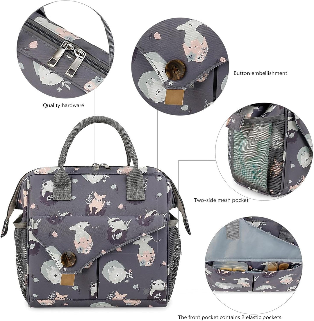 Wickeltaschen – grosse Wickeltasche mit mehreren Fächern – geteilte grosse Reise-Wickeltasche, multi