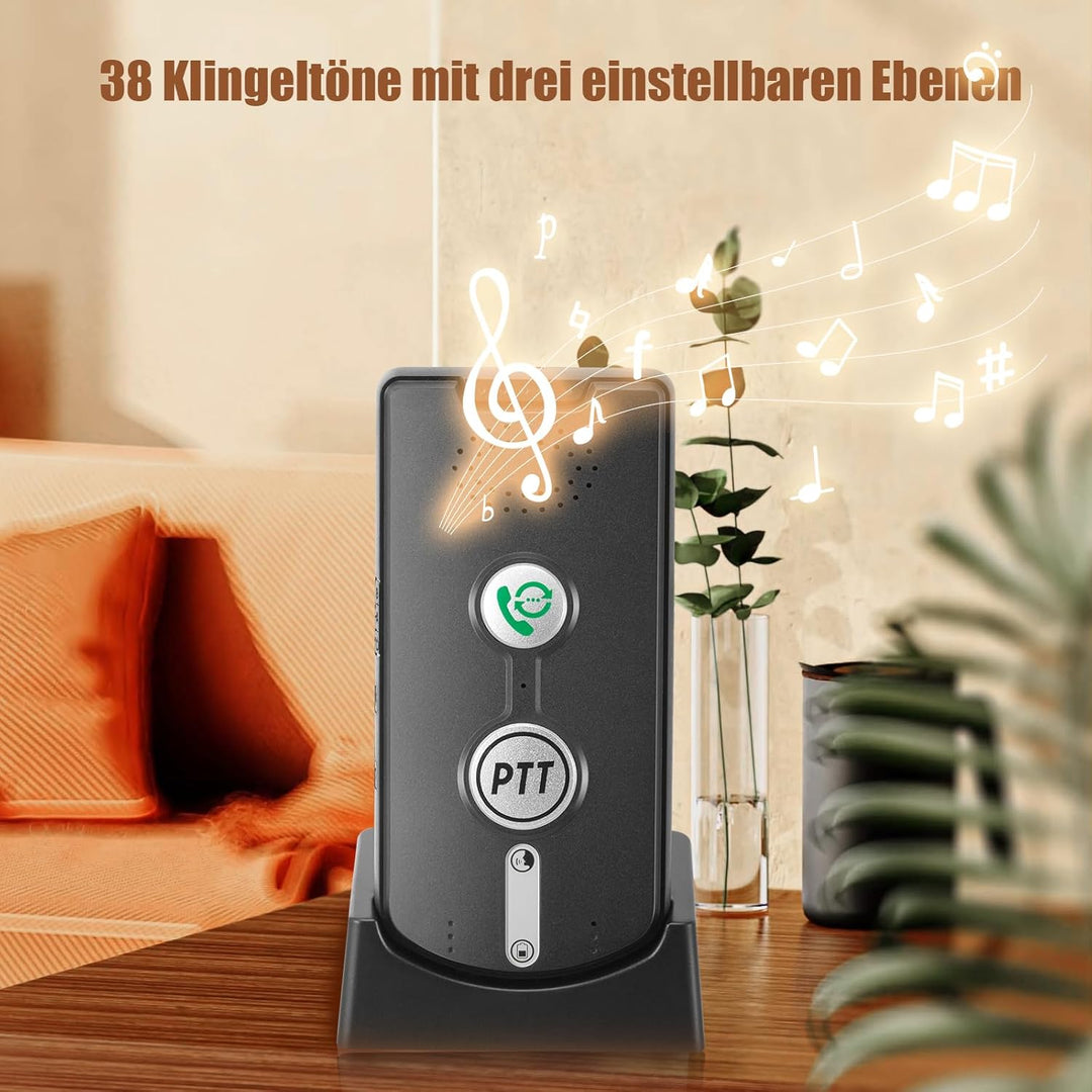 2 Wege Gegensprechanlage 1000M, Smart Voice Intercom 2 Way Voice Intercom Sprechanlage Gegensprechan