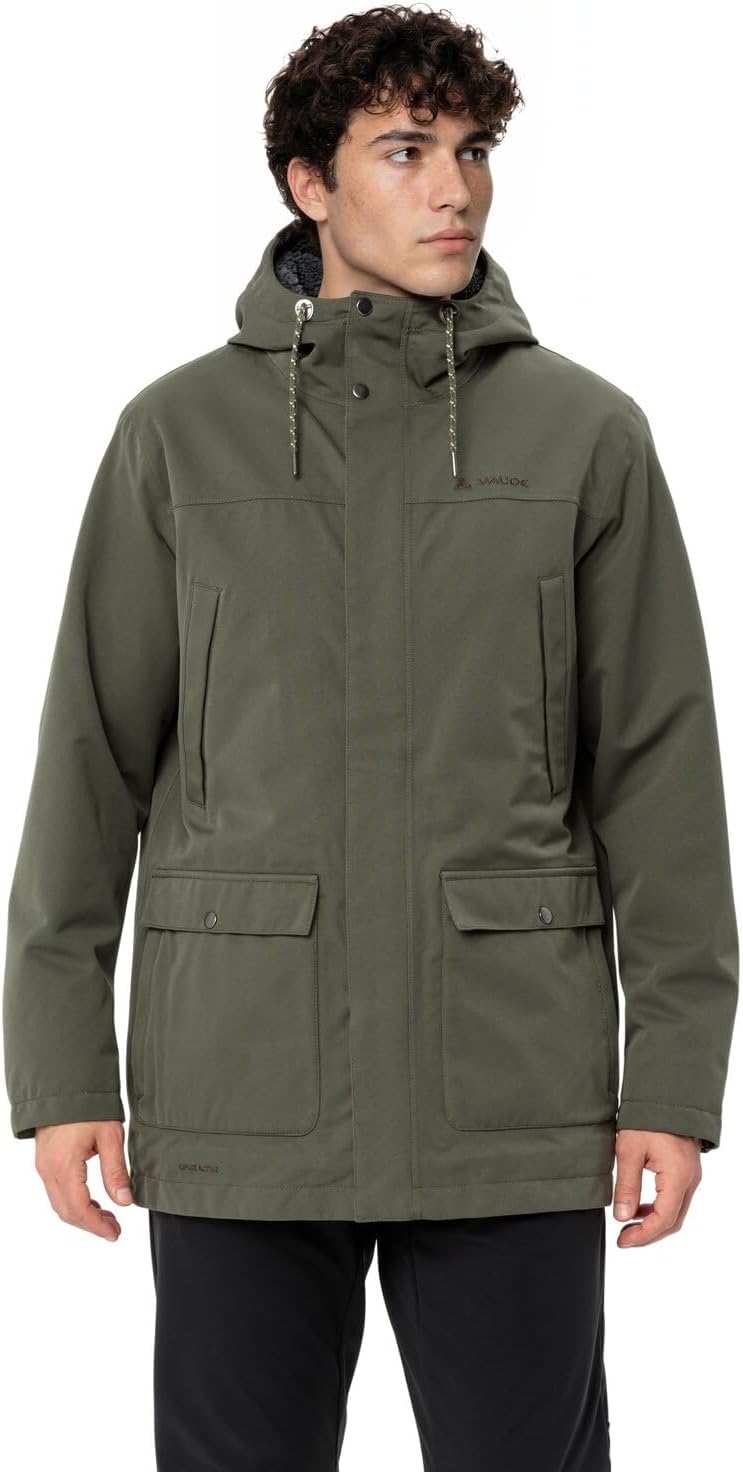 VAUDE Herren Men's Manukau Parka Ii Jacke S black/khaki, S black/khaki