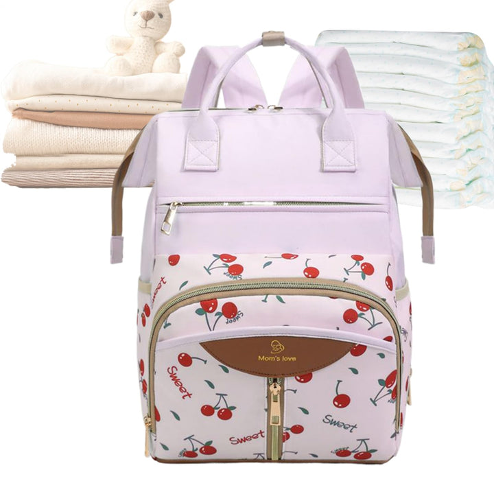 Generisch Wickelrucksack - Wickeltasche Mit Isoliertem Flaschenfach | Reise Baby Tasche Mit Wickelun