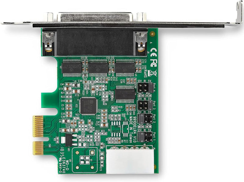 StarTech.com 4 Port Serielle PCI Express RS232 Adapter Karte - PCIe RS232 Serielle Host Controller K