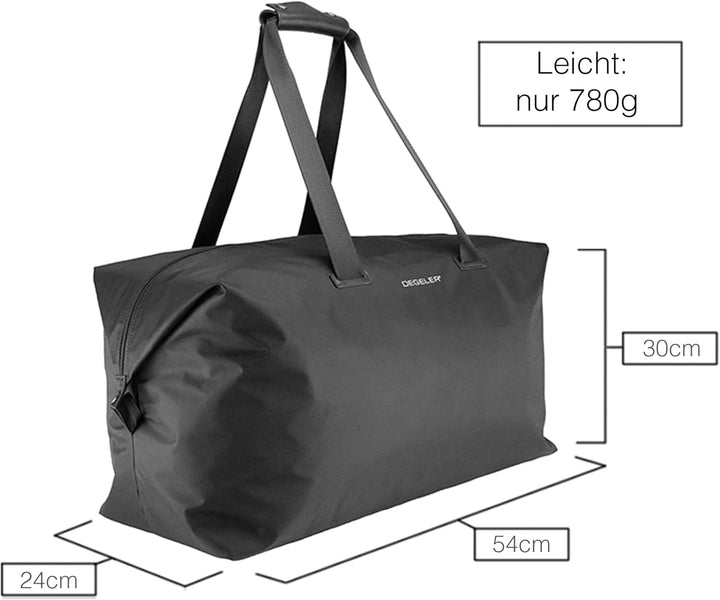 DEGELER Weekender – Elegante &amp; leichte Reisetasche fürs Handgepäck – Duffel Bag Tasche universell ei