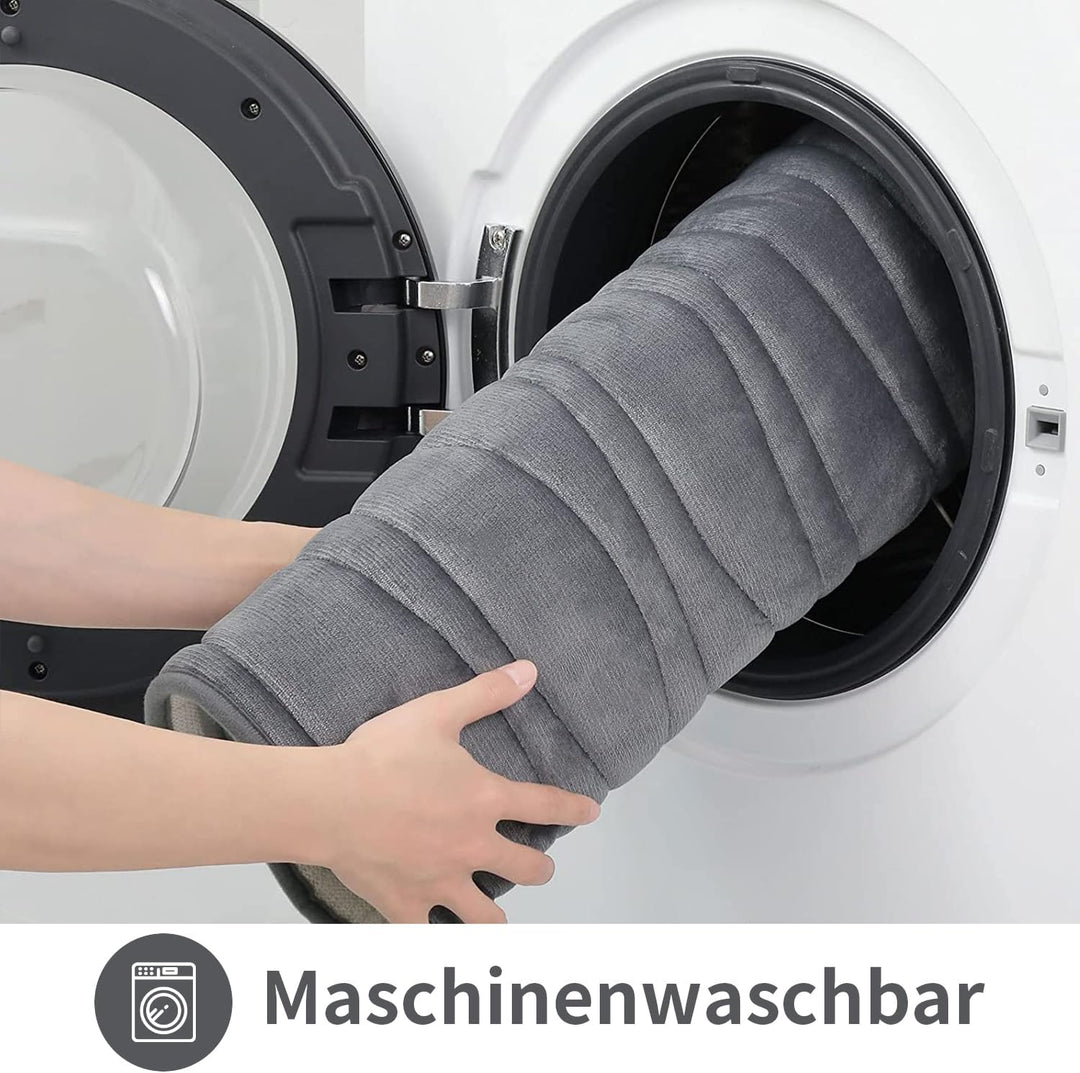 Homaxy Badematten Set 2 teilig Memory Foam Saugfähige Badteppich Set rutschfeste Waschbar Badvorlege