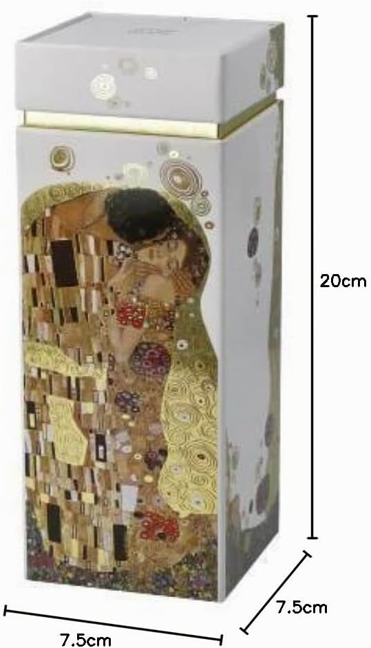 Goebel Kaffeedose Der Kuss von Gustav Klimt aus Metall und Einer Füllmenge von 1L, 67-065-12-1