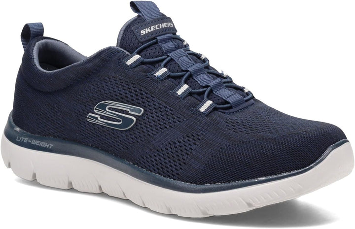 Skechers Damen Bobs Squad Sneaker 40.5 EU Weit Marineblau, 40.5 EU Weit Marineblau