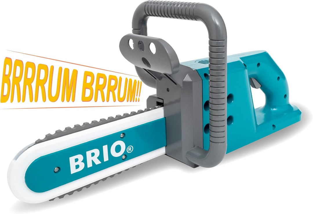 BRIO Builder - 34602 Kettensäge - Entwicklungsförderndes Rollenspiel- & Konstruktionsspielzeug für K