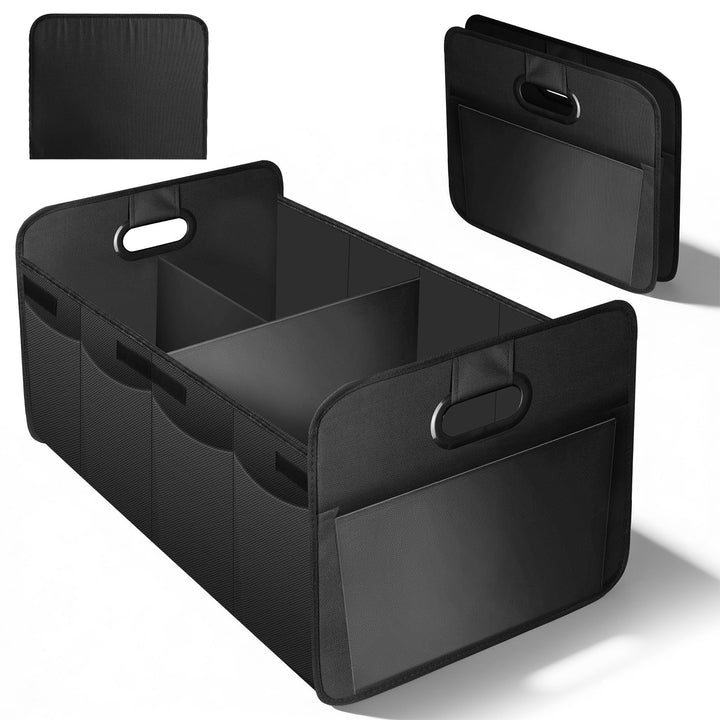 Kofferraum Organizer Auto 70L, Faltbare Kofferraumtasche mit Tragegriff, Grosse stabile Kofferraumbo