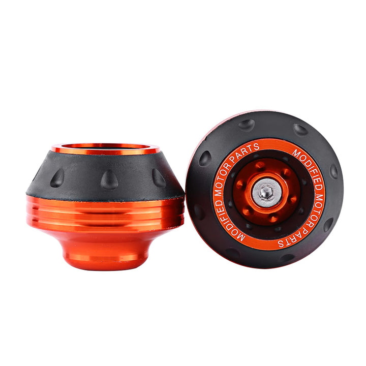 Aluminium-Rahmenschieber für Vorderradgabel, Sturzschutz, Motorrad, Roller (ORANGE), ORANGE