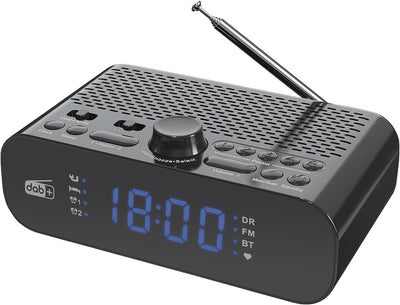 Fontastic "Dablo Radiowecker DAB Plus und FM, Funk-Wecker digital Batterie- und Netzbetrieb, Radio m