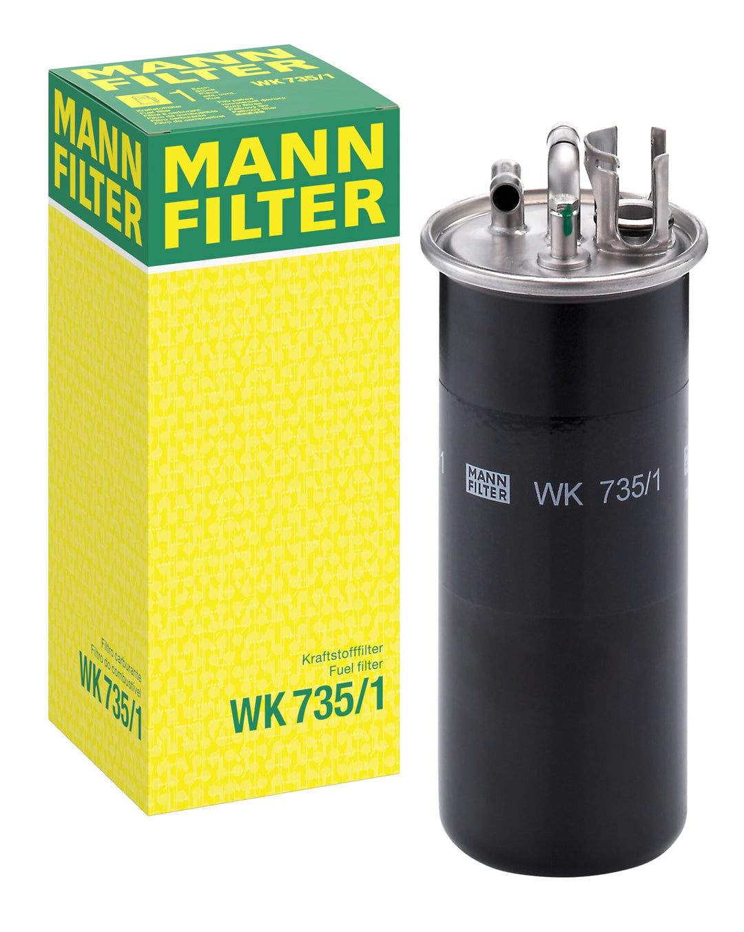 MANN-FILTER WK 735/1 Kraftstofffilter – Für PKW