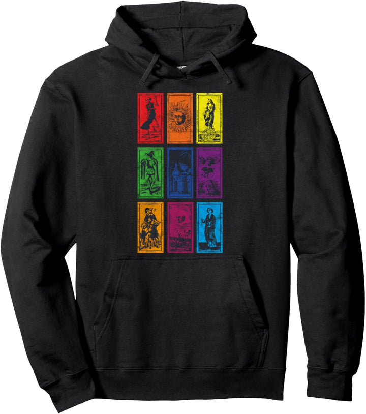 Tarot Card Okkult Card Occult Esoteric Gothic Witch Vintage Pullover Hoodie