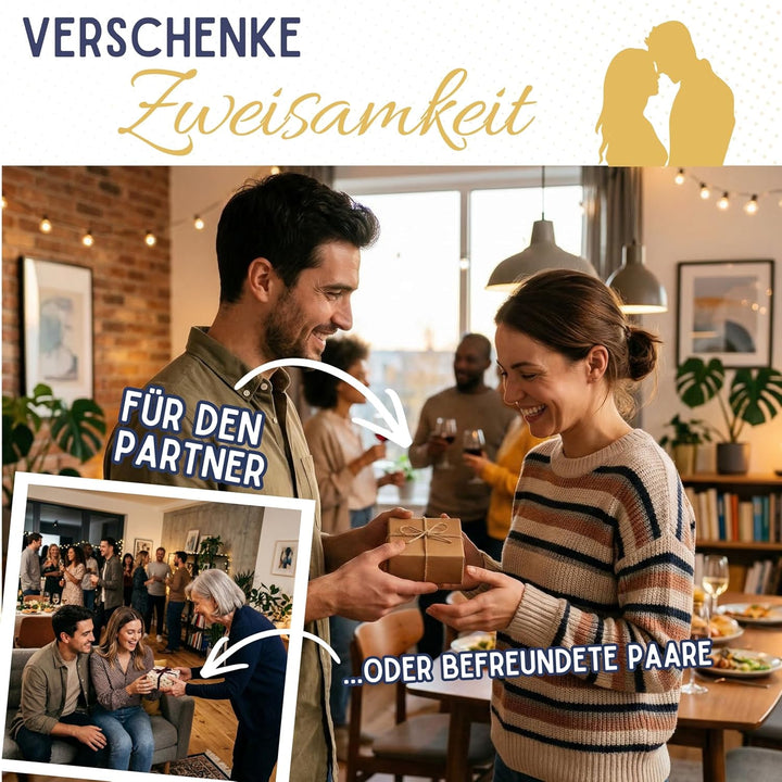 Herzmomente - Das Deep Talk Spiel für Paare ab 18 I 240 Fragen - 120 Deep Talk & 120 spannende Commu