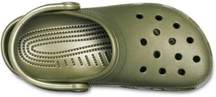 Crocs Unisex Classic High Shine Clog Holzschuh 43/44 EU Army Green, 43/44 EU Army Green