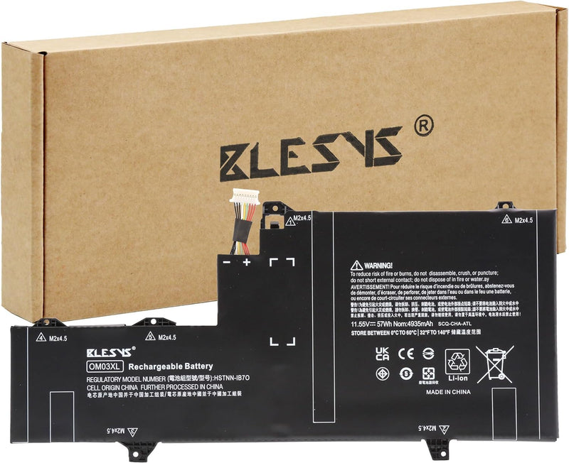 BLESYS OM03XL 863280-855 Laptop Akku für HP EliteBook X360 1030 G2 HSTNN-I04C HSTNN-IB70 863167-171