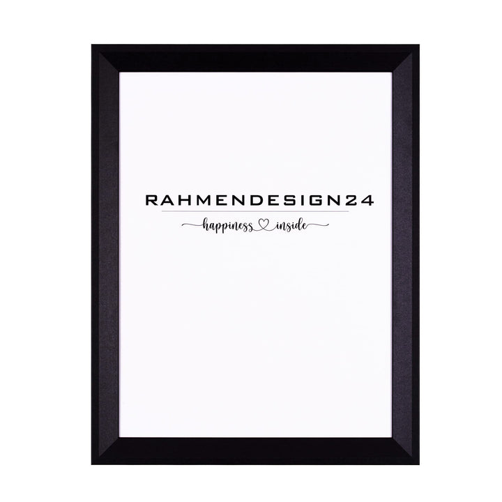 Rahmendesign24 Bilderrahmen Rio 45x60 (POSTERFORMAT) Schwarz (matt) Fotorahmen, Wechselrahmen, Poste