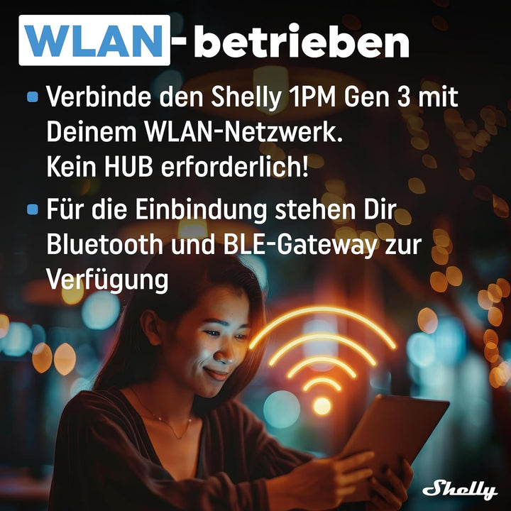 Shelly 1PM Gen3-2 Pack | WLAN Relais-Schalter mit Strommessung - 16A | Lichtsteuerung | Alexa Google