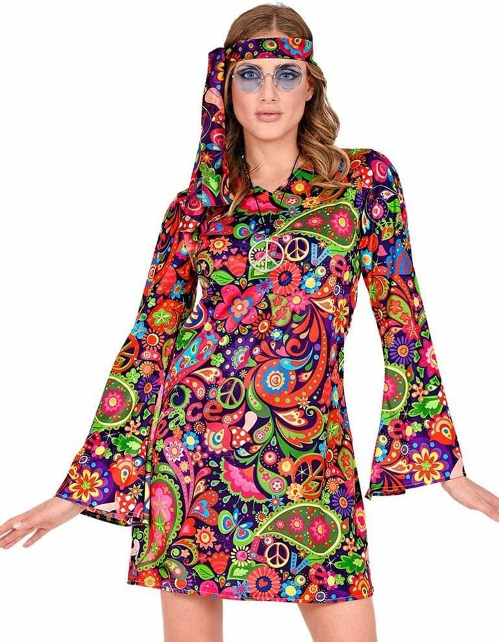 "HIPPIE" (dress, headband) - (XS), XS