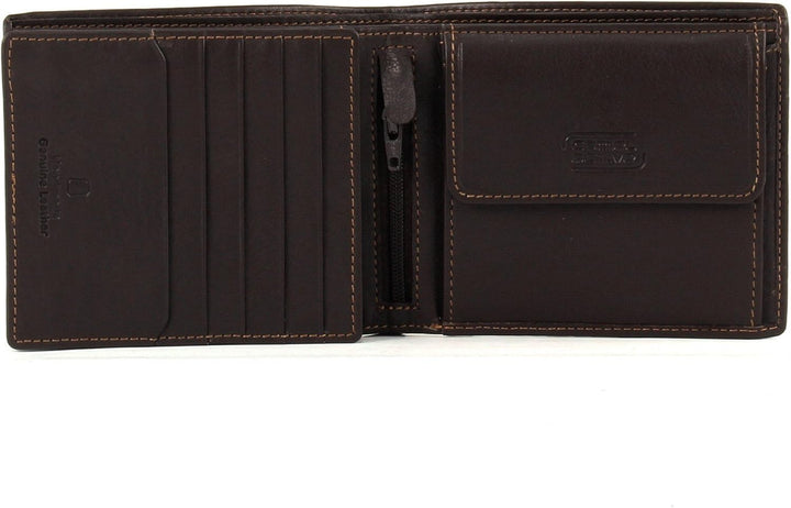 camel active bags Vegas Herren Geldbörse RFID Querformat Leder Mittelgross Braun 12,5 x 2 x 10 Beige