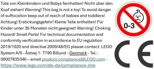Lego® Classic Basic Steine Braun 3001-50 Stück 2x4 Steine Rotbraun - Ideal für Kreative Bauvorhaben