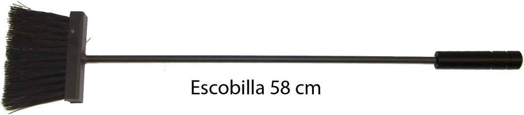 Imex El Zorro 10046 Kamin-Set, quadratisch, Zubehör aus Edelstahl und Blasebalg, 50 x 20 x