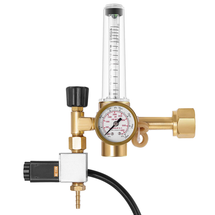 VIVOSUN CO2 Gasregler Emitter System mit Magnetventil Durchflussmesser Schweissen Schweissnaht für G