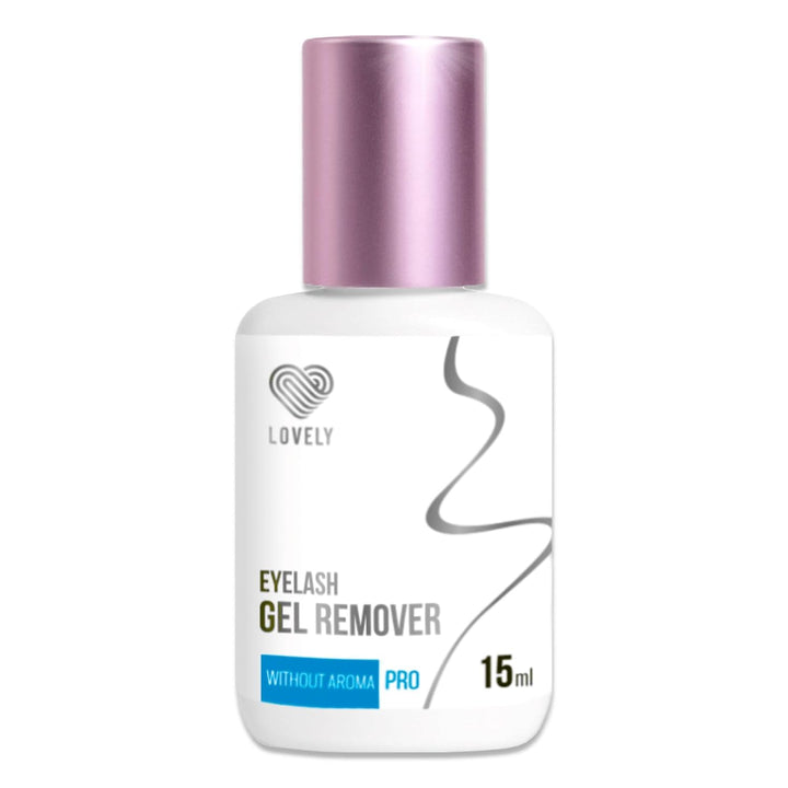LOVELY Gel Remover für Wimpernverlängerung 15ml Geruchlos | schnelle entfernung von Lash Extensions