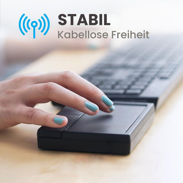 Perixx PERIPAD-704 kabelloses Touchpad, tragbares Trackpad für Desktop- und Laptop-Benutzer, 12 x 9