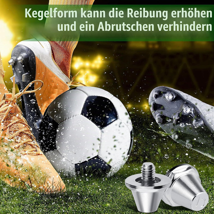 Fussball Schraubstollen Kompatibel mit Nike Ersatzstollen, 12 Stück Schraubstollen Fussball, 2 Gröss