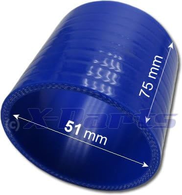 Ladeluftkühler Einbauset Alu Rohr Schlauch 51mm