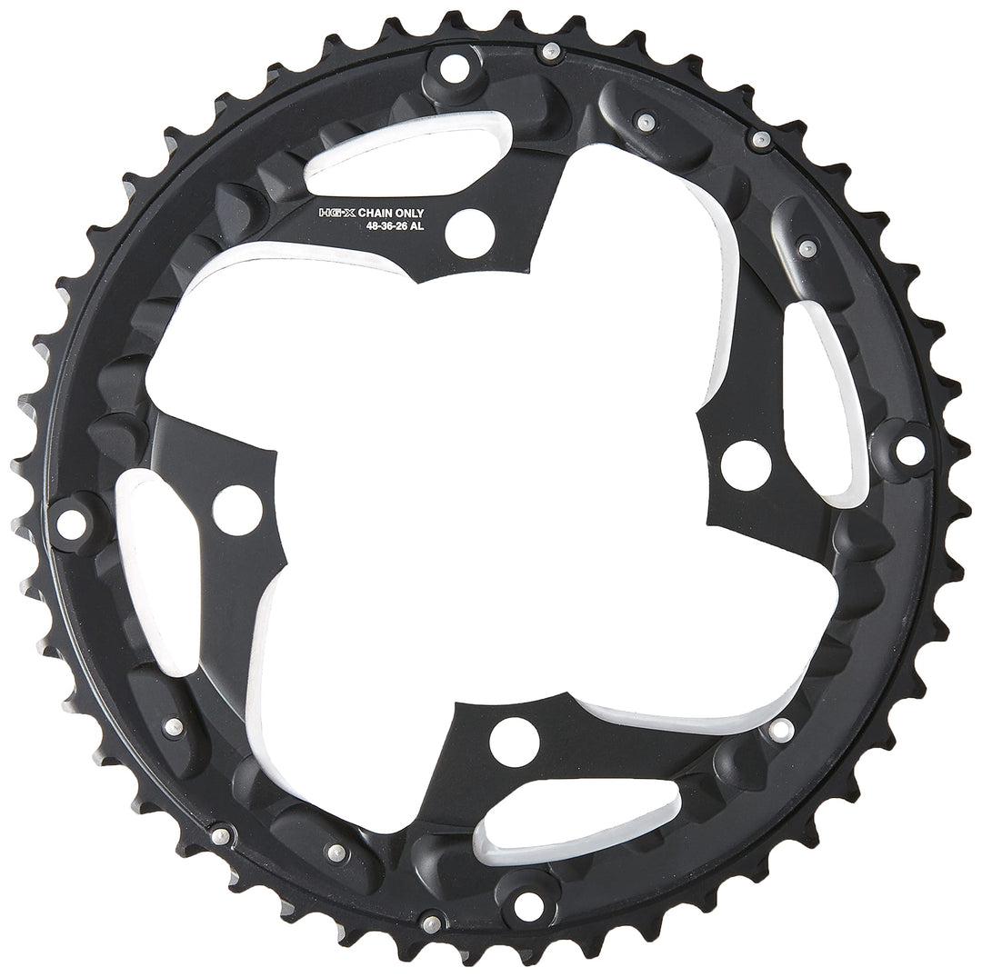 SHIMANO Unisex – Erwachsene Trekking FC-T551 Kettenblätter, schwarz, 104 mm