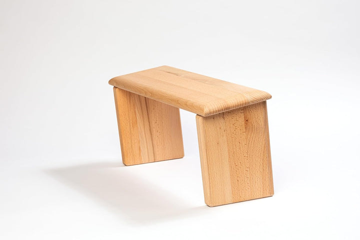 Generisch Meditationsbank - verschiedenen Höhen - Buche und Birke - handgefertigt Buche 42x16x23/21c