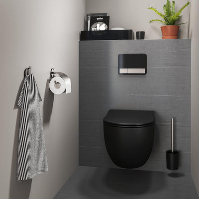 Tiger Tune WC-Sitz, Toilettensitz mit Absenkautomatik und Easy-Clean-Funktion, D-Form, Duroplast, Fa