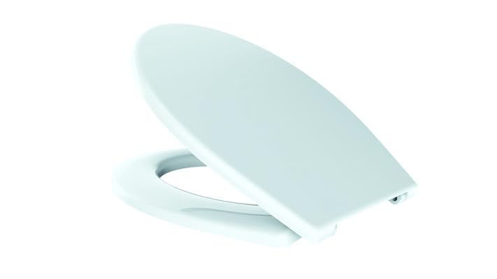 VIGOUR WC-Sitz one mit Deckel, weiss mit Absenkautomatik