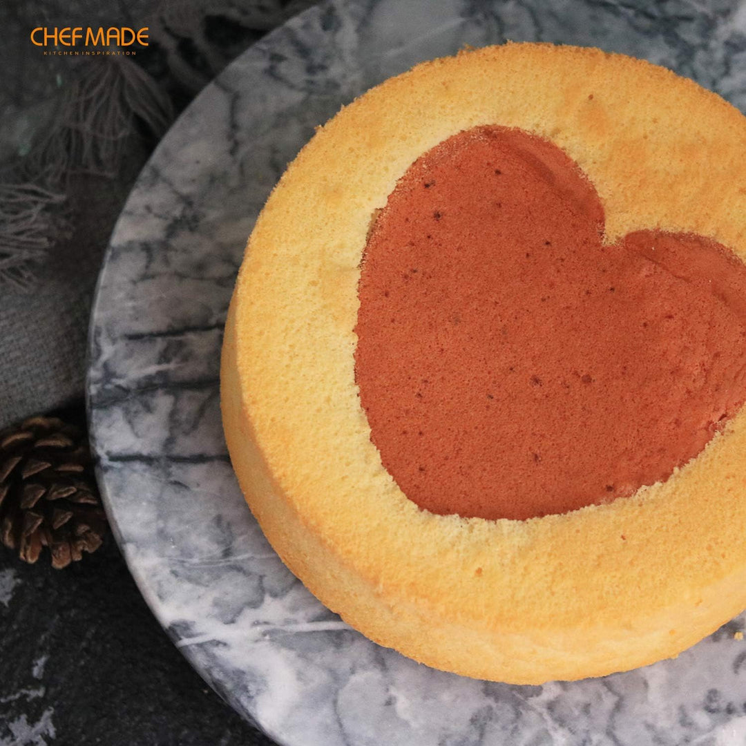 CHEFMADE Runde Kuchen Pan, 8-zoll mit Abnehmbare Lose Bottom Nicht-Stick Chiffon Backformen für Ofen