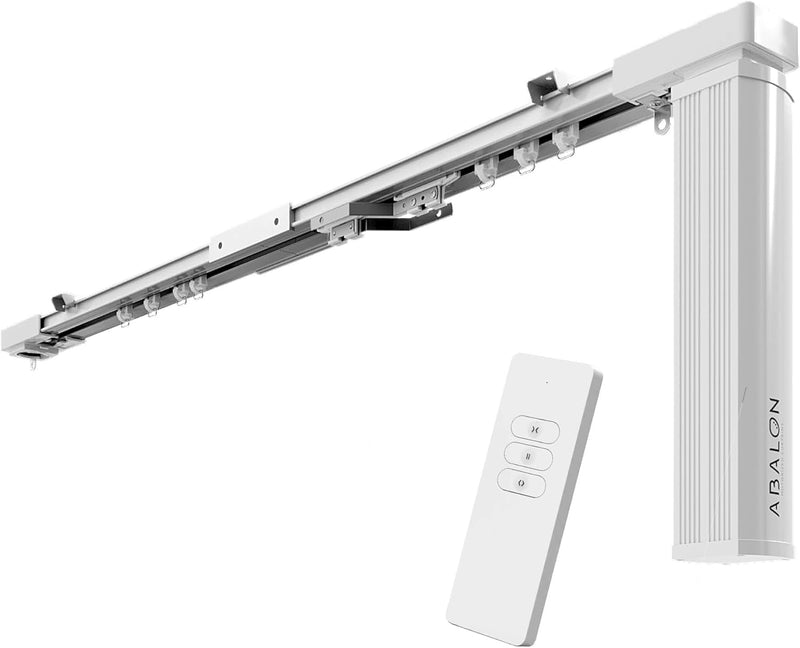 ABALON Motorisierte Vorhangschiene mit Fernbedienung (Not Wifi), 1-3 Meter, Aluminium, elektrische v