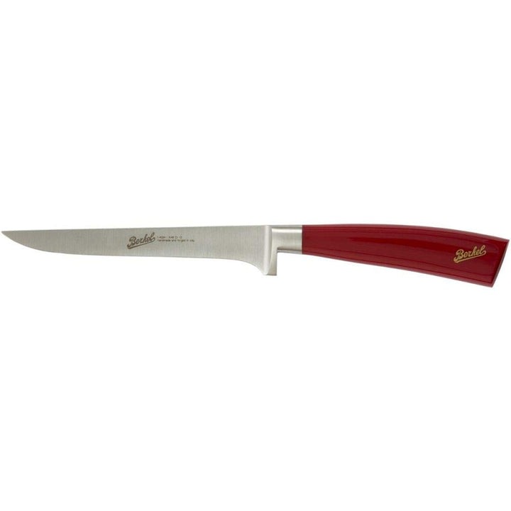 Van Berkel - Ausbeinmesser - Elegance Serie | Klingenlänge: 16 cm | Griff: Rot|*Blisterverpackung* R