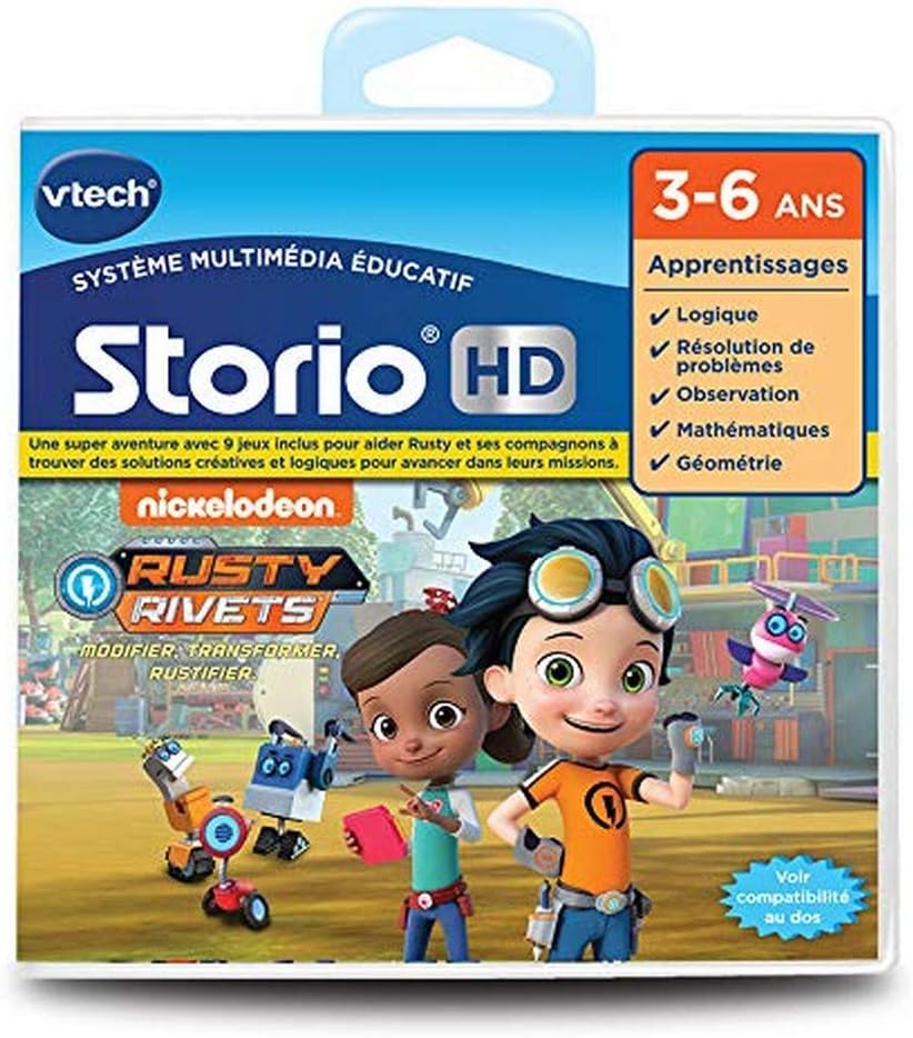 VTech 271305 HD Storio Rusty Nieten Interaktives Spiel, Mehrfarbig