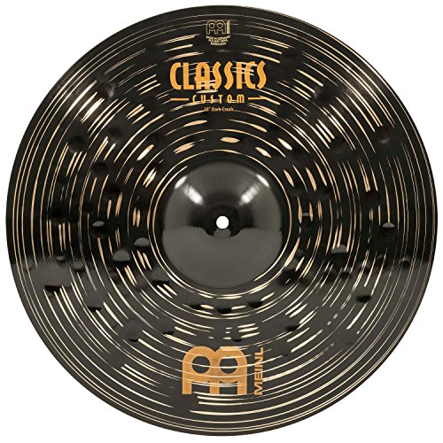 Meinl Cymbals Classics Custom Dark Crash 18 Zoll (Video) Schlagzeug Becken (45,72cm) B12 Bronze, Dun