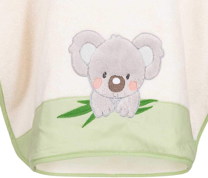 Morgenstern Kinder Badeponcho Koala grün 1-3 Jahre Grün, 1-3 Jahre Grün