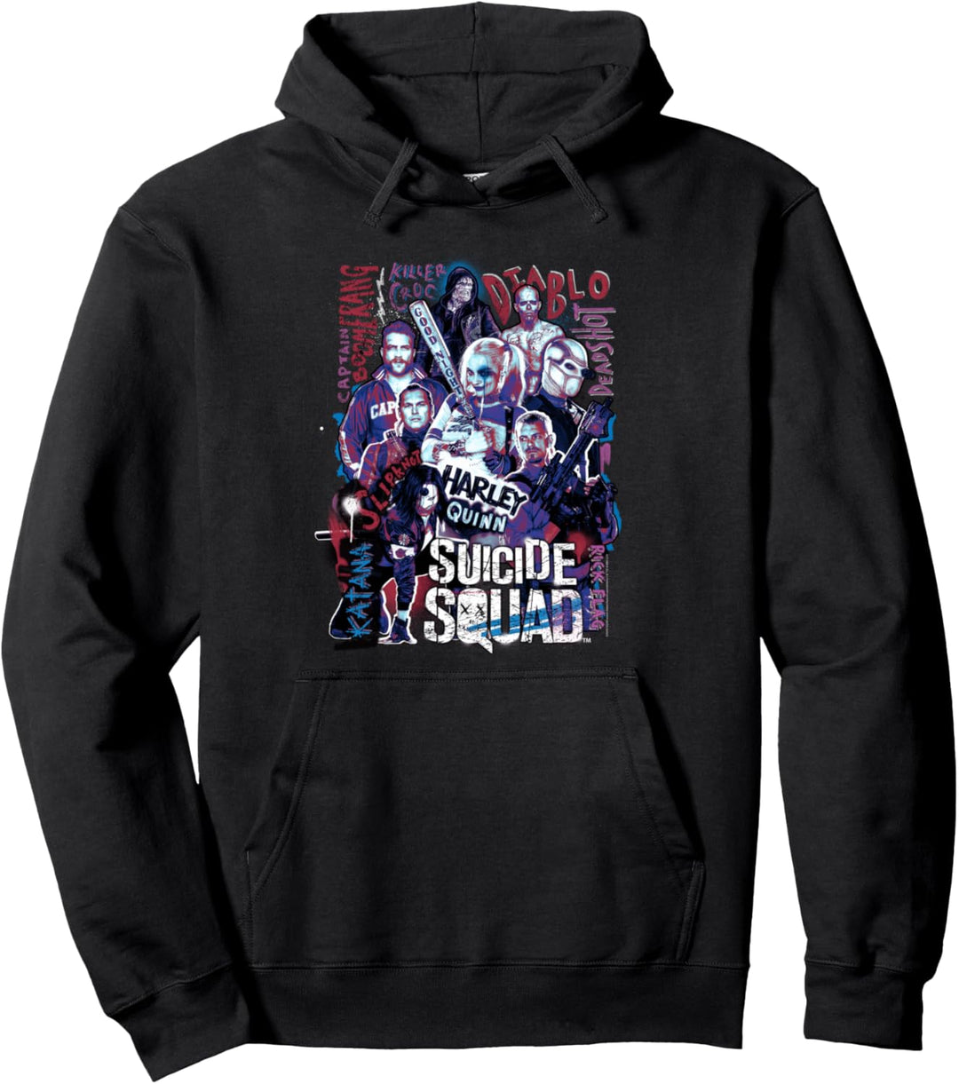 Suicide Squad Group Pullover Hoodie