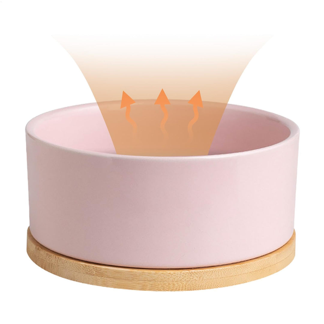 Pink Beheizter Wassernapf Für Hunde USB-beheizter Futternapf Thermostatisch Beheizter Trinknapf Ther