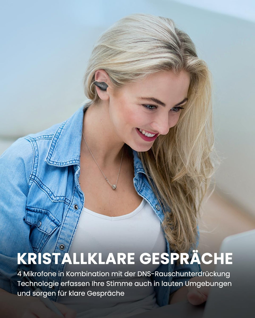 Übersetzer Kopfhörer, Übersetzer Kopfhörer Bluetooth 5.3, IPX5 Wasserdicht, 50 Stunden Spielzei