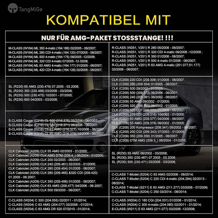 TangMiGe Nebelscheinwerfer für Mercedes Benz W164 W251 V251 R230 C209 C216 A209 S204 W204 W211, (C C