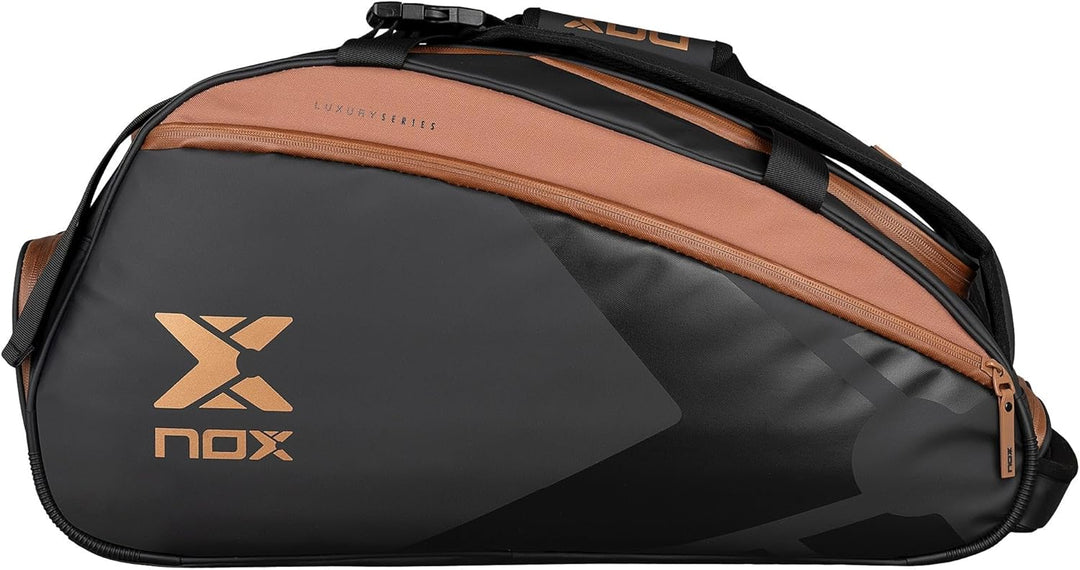 nox Luxury Open Series Padeltasche Schwarz Braun Bpopenblbr