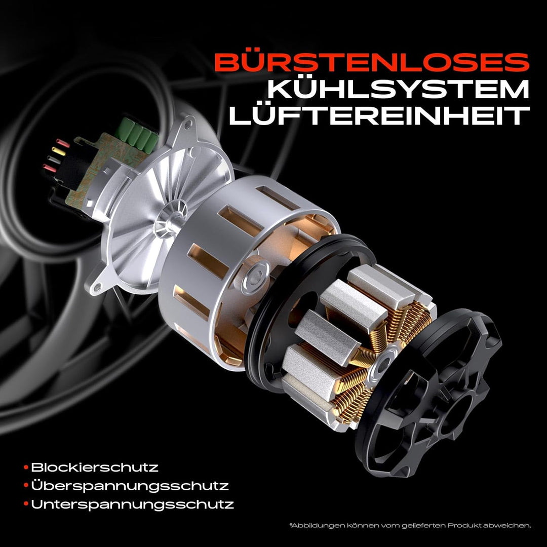 Kühlerlüfter Motorkühlung 4-Polig für 5er E39 528i 540i 2.8L 4.4L 1997-2008 64548380780