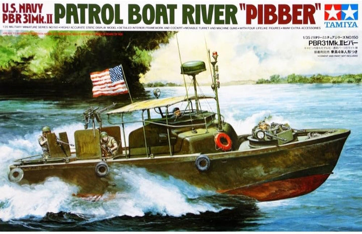 TAMIYA 35150 U.S.Navy PBR 31 Mk.II Patrol Boat Pibber