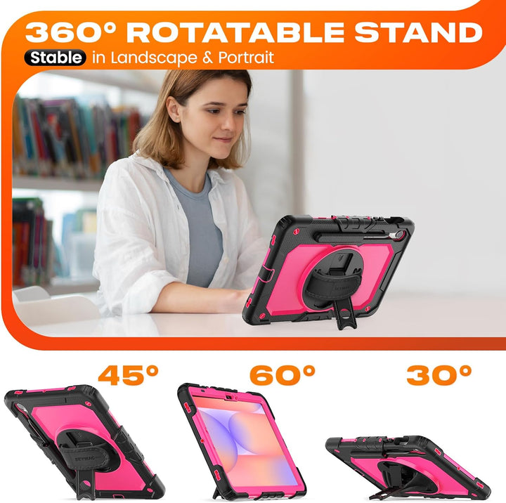 SEYMAC stock Hülle für Samsung Galaxy Tab S10 Lite/S10 FE/S9 FE 10,9 Zoll /S9 11 Zoll, Stossfeste Hü