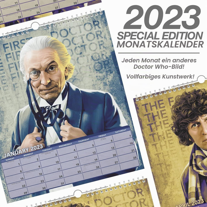 Day Dream Calendars DDSE652823 Doctor Who Monatskalender, Sonderausgabe, 16 Monate, 33 x 38 cm Docto