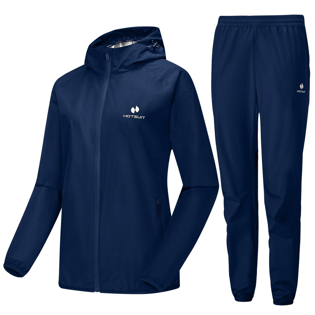 HOTSUIT Schwitzanzug Damen, Saunaanzug für Frauen Gewichtsverlust Fetttraining Frauen Sweatshirt Top