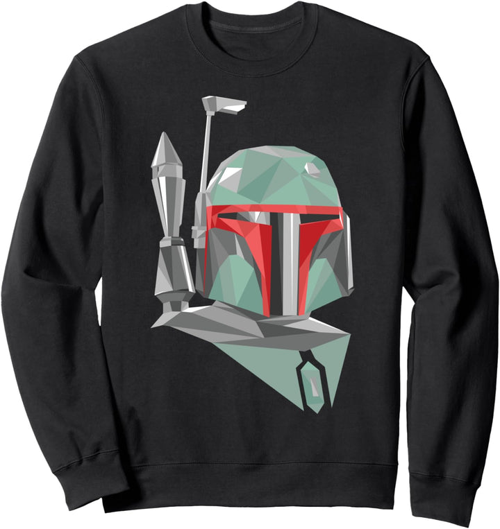 Star Wars Boba Fett Geometric Portrait Sweatshirt
